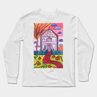 Haunted House Long Sleeve T-Shirt